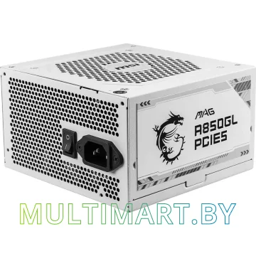 Блок питания MSI MAG A850GL PCIE5 WHITE 850W (306-7ZP8A24-CE0) картинка 2